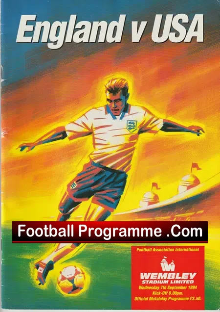 England v America 1994 – Multi Autographed SIGNED