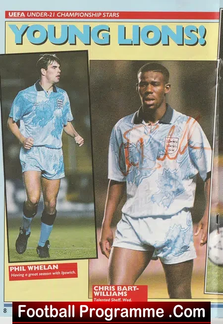 England v Norway 1992 - Multi Autographed SIGNED
