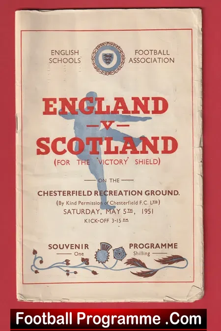 England v Scotland 1951 – A Very Young Duncan Edwards Dudley