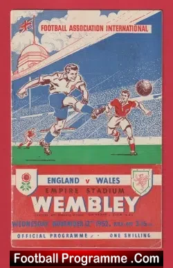 England v Wales 1952