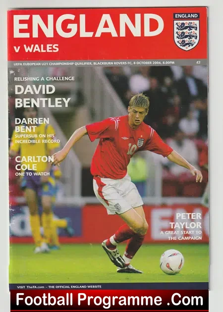 England v Wales 2004 – Multi Autographed SIGNED
