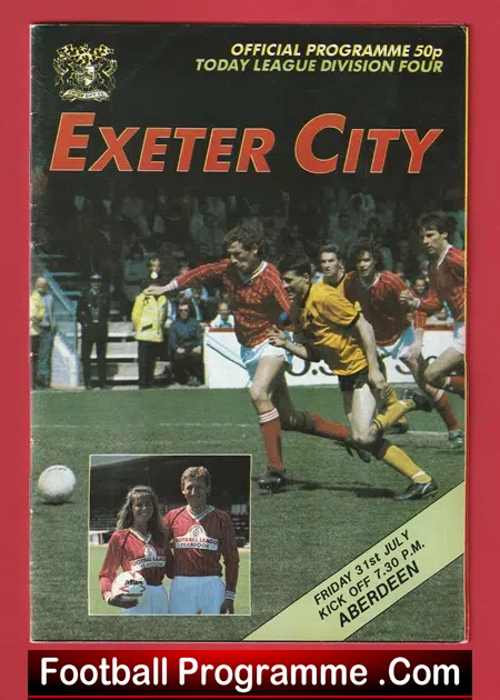 Exeter City v Aberdeen 1987