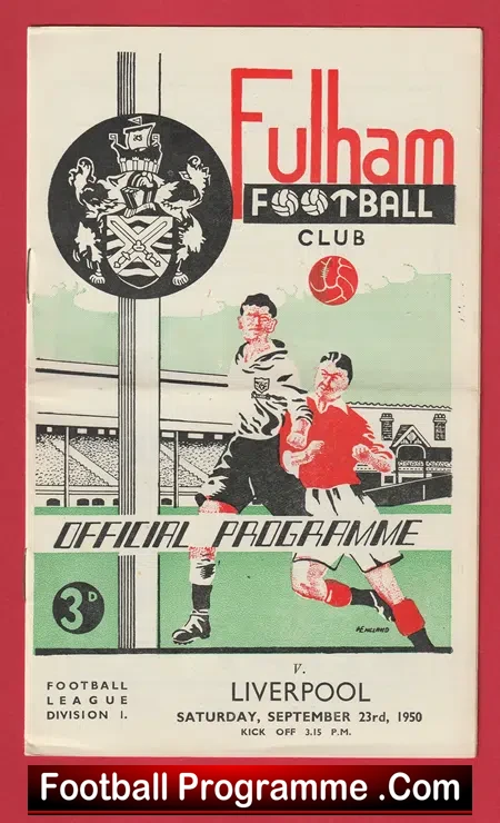 Fulham v Liverpool 1950