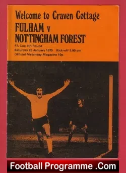 Fulham v Nottingham Forest 1975 – Bobby Moore