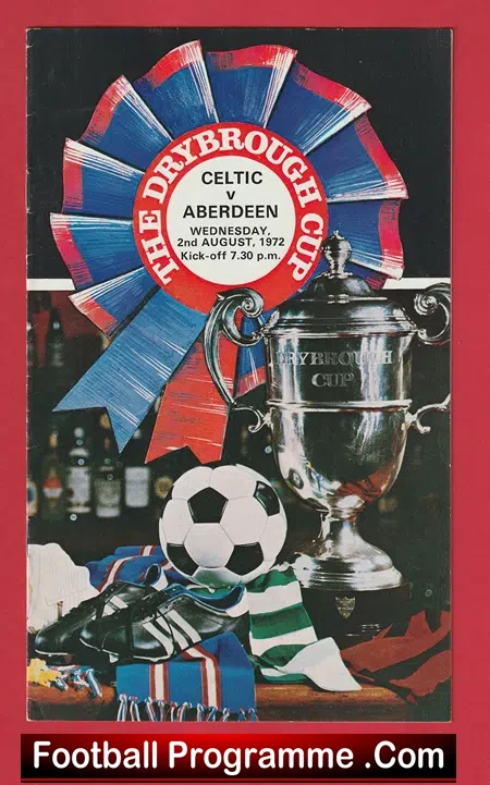 Glasgow Celtic v Aberdeen 1972 – Drybrough Cup Scotland