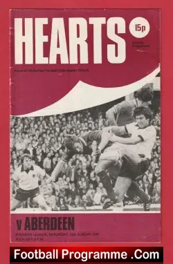Heart Of Midlothian v Aberdeen 1978 Sir Alex Ferguson 1st Season