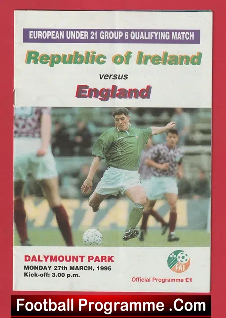 Ireland v England 1995 – Multi Autographed SIGNED