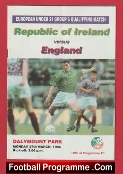 Ireland v England 1995 – Multi Autographed SIGNED