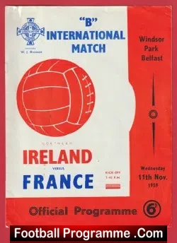 Ireland v France 1959 – Windsor Park