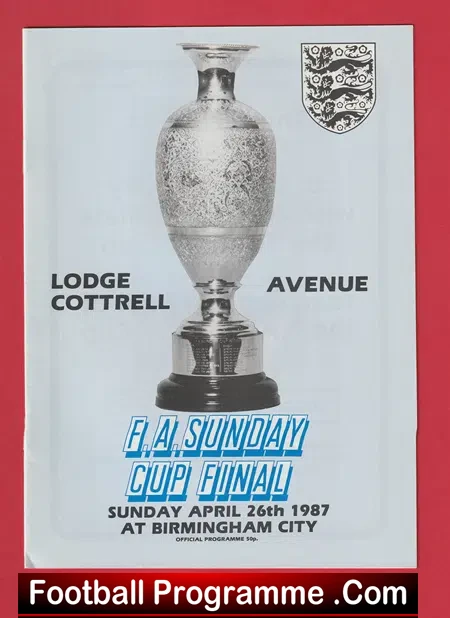 Lodge Cottrell v Avenue 1987 – FA Sunday Cup Final at Birmingham