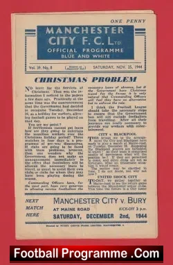 Manchester City v Manchester United 1944 – Man Utd