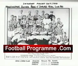 Manchester United Football Club Team Squad Picture 1910 – 1911