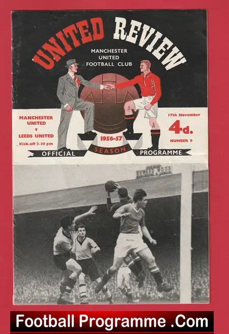 Manchester United v Leeds United 1956 – Man Utd