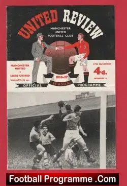 Manchester United v Leeds United 1956 – Man Utd