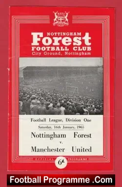 Nottingham Forest v Manchester United 1965