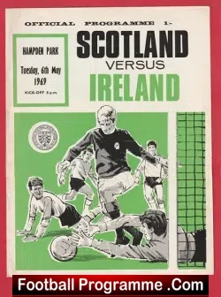 Scotland v Northern Ireland 1969 – Plus Newspaper Articles