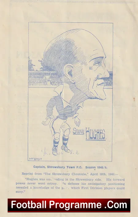 Shrewsbury Town v Ransome Marles 1946 - 1940s
