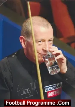 Snooker Steve Davis Autograph SIGNED Picture - sports memorabilia
