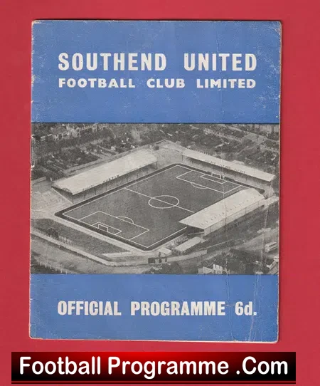 Southend United v York City 1965 - Signed