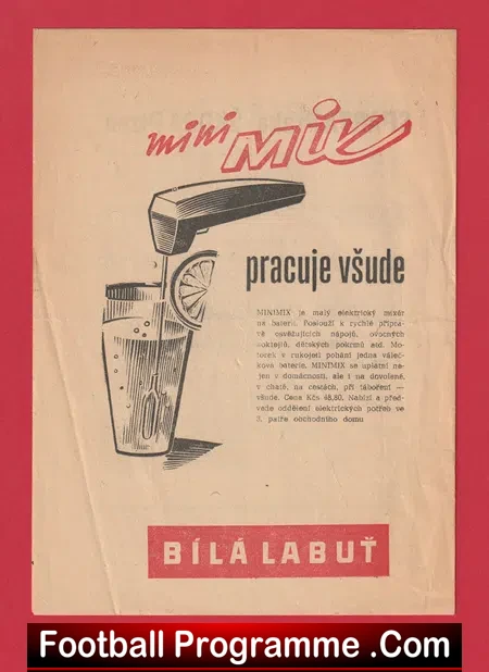 Sparta Prague v Plezen 1968 - Czech Republic