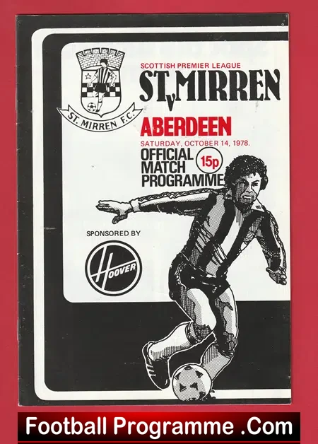 St Mirren v Aberdeen 1978 – Alex Ferguson First Season