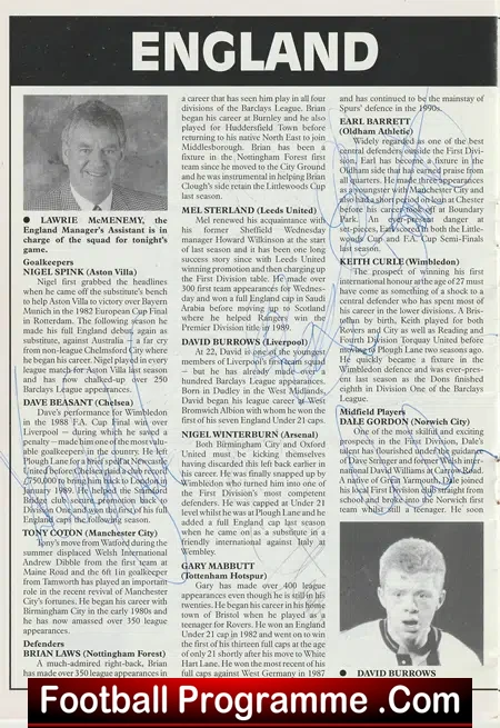Wales v England 1991 - Multi Autographed SIGNED