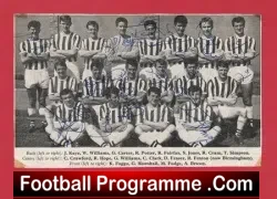 West Bromwich Albion WBA - Multi Autographed SIGNED 1965 - football programme