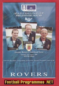 Guiseley Rovers v Eastwood Town 1999 – Multi Autographed SIGNED
