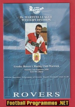 Guiseley Rovers v Racing Club Warwick 1999 – Autographed SIGNED