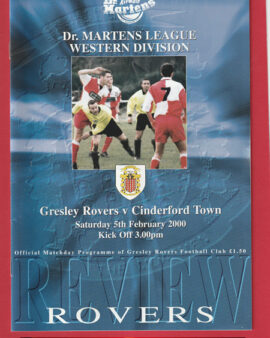 Guiseley Rovers v Cinderford Town 2000 Multi Autographed SIGNED