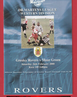 Guiseley Rovers v Moor Green 2000 – Multi Autographed SIGNED