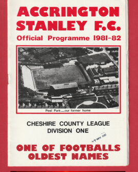 Accrington Stanley v Bootle 1981