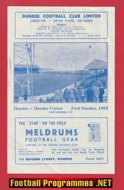 Dundee v Dundee United 1965