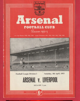 Arsenal v Liverpool 1953 – 1950s