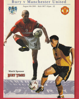 Bury v Manchester United 2001 – Man United at Gigg Lane