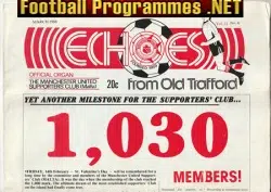 Manchester United Malta Supporters Club Magazine 1986 – March