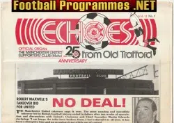 Manchester United Malta Supporters Club Magazine 1984 – February
