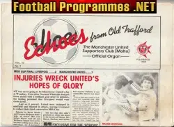 Manchester United Malta Supporters Club Magazine 1983 – March