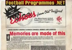 Manchester United Malta Supporters Club Magazine 1983 – February