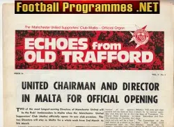 Manchester United Malta Supporters Club Magazine 1979 – January
