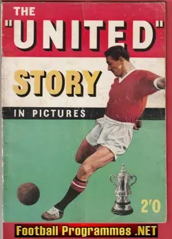 Manchester United Story - Magazine Booklet Man Utd 1950s