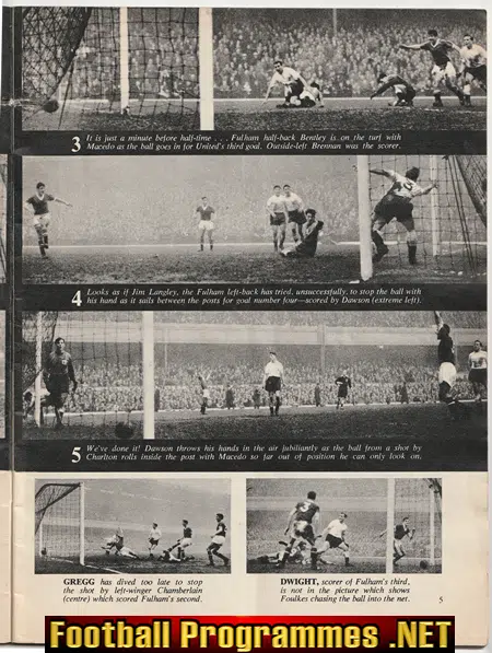 Manchester United Story - Magazine Booklet Man Utd 1950s