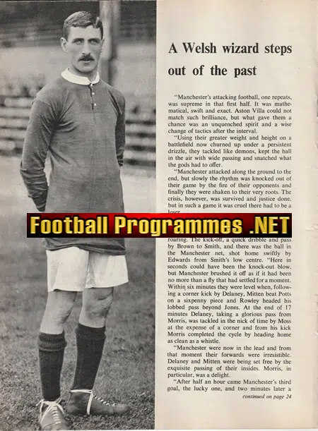 Manchester United Story - Magazine Booklet Man Utd 1950s