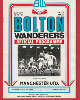 Bolton Wanderers v Manchester United 1980 – Plus Ticket