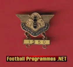 Coventry Speedway Badge 1950 - 1950s Plus Year Bar