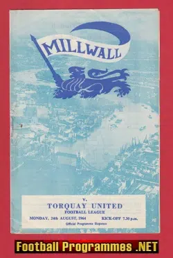 Millwall v Torquay United 1964