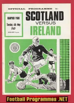 Scotland v Northern Ireland 1969 - Including George Best