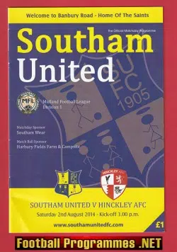 Southam United v Hinckley 2014 - First Ever League Match 1st