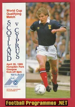 Scotland v Cyprus 1989 - Hampden Park