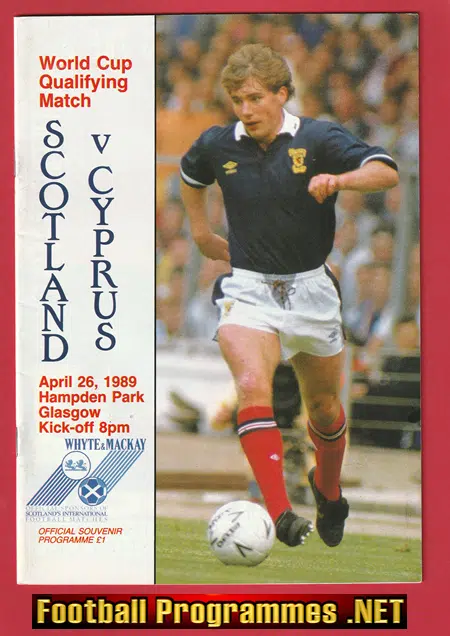 Scotland v Cyprus 1989 - Hampden Park